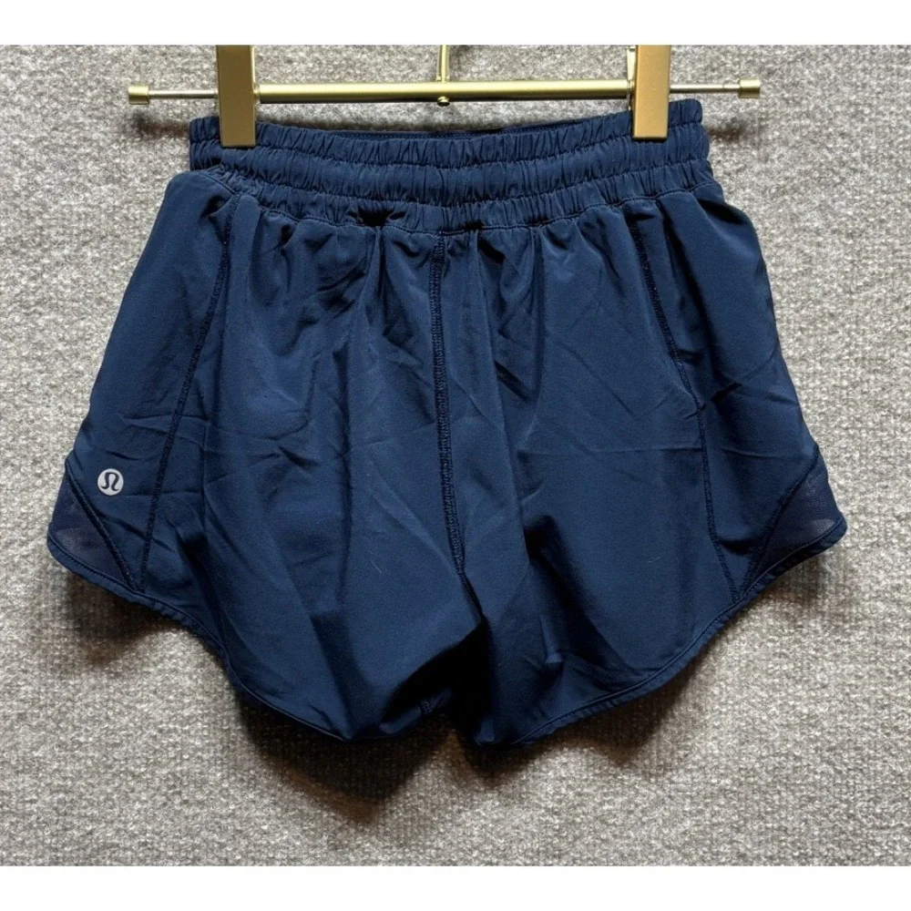 Lululemon Hotty Hot Shorts Womens 2 True Navy 4